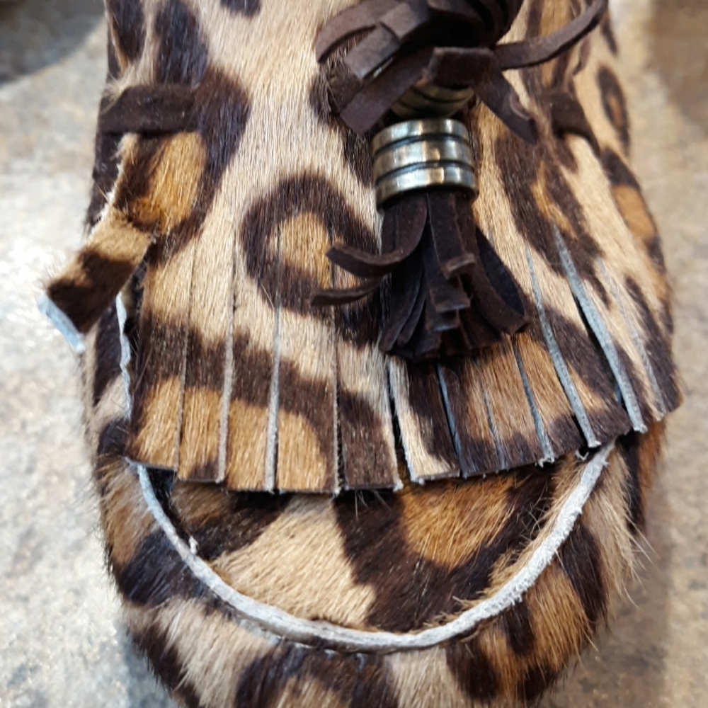 Sam Edelman Wesley Brahma Leopard Wedge Size 8 - Picture 10 of 10
